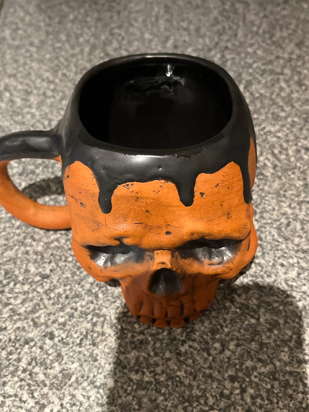 Customer photo review of Skull Mug - Pumpkin Edition