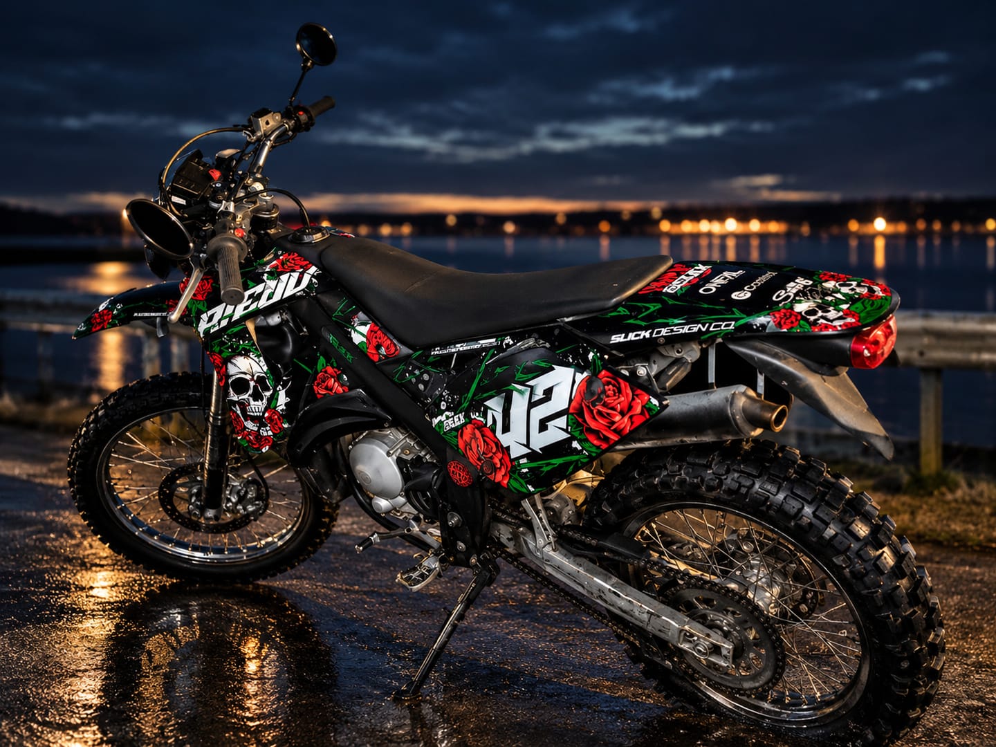 Customer photo review of FULL CUSTOM GRAPHICS KIT