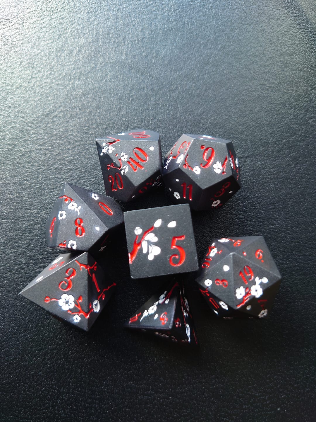 Customer photo review of Only Crits Mystery Box: Metal Dice