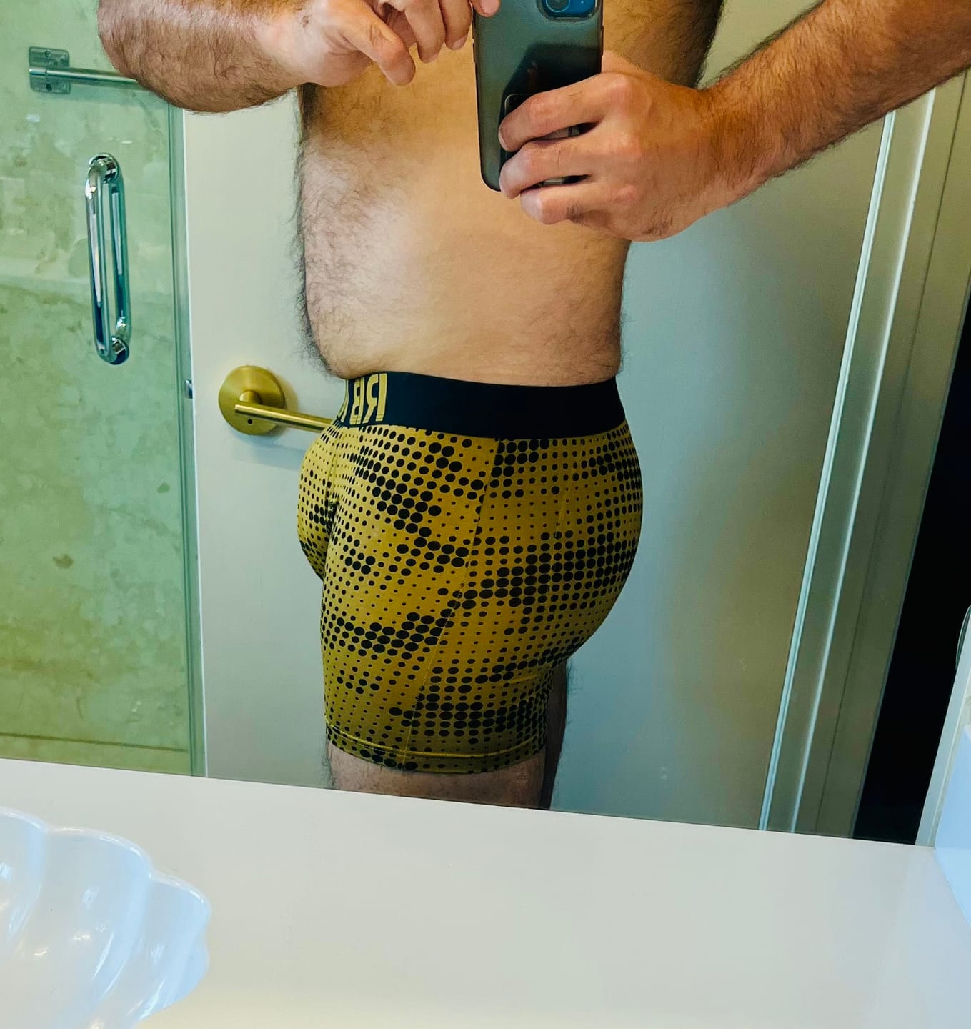Customer photo review of ARMY Padded Boxer Brief + Smart Package Cup