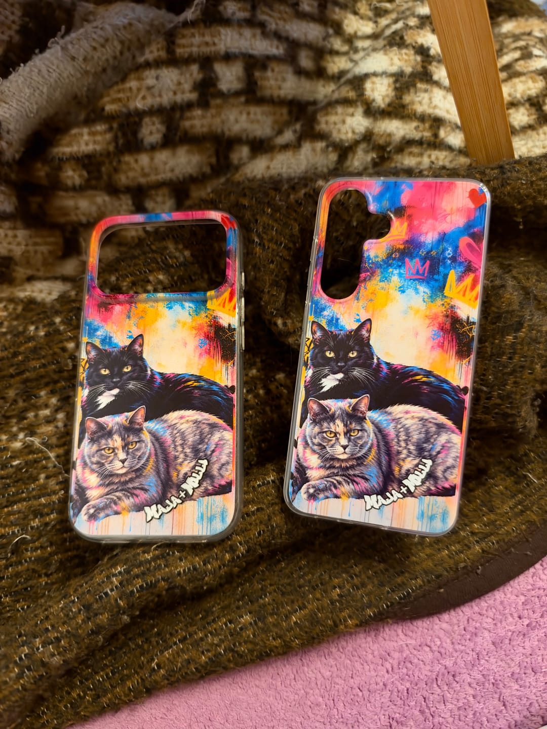 Customer photo review of Personalisierte Handyhülle - Graffiti