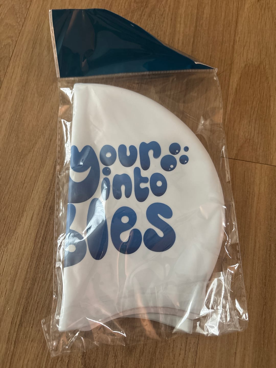 Customer photo review of JAYD Swim Cap - Bubble Trouble