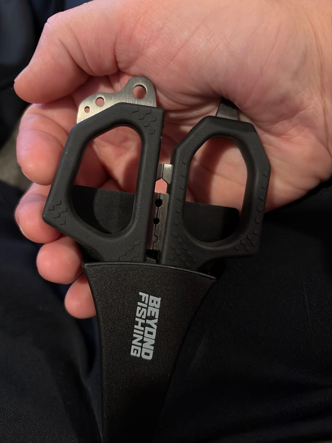 Customer photo review of Beyond Fishing 6.5" Pro Shears - Premium Braid Cutting Scissors
