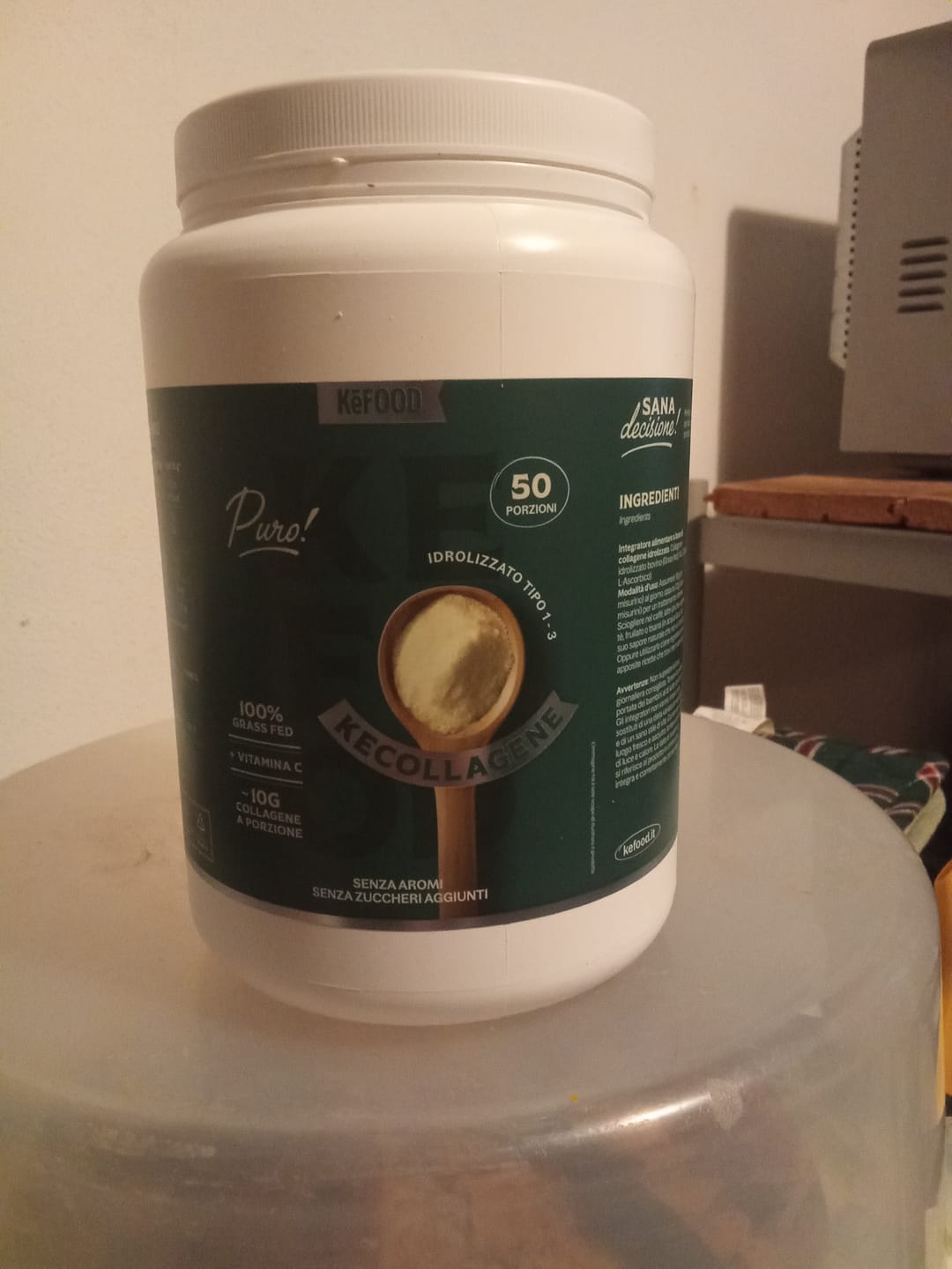 Customer photo review of COLLAGENE GRASS FED CON VIT C 500G