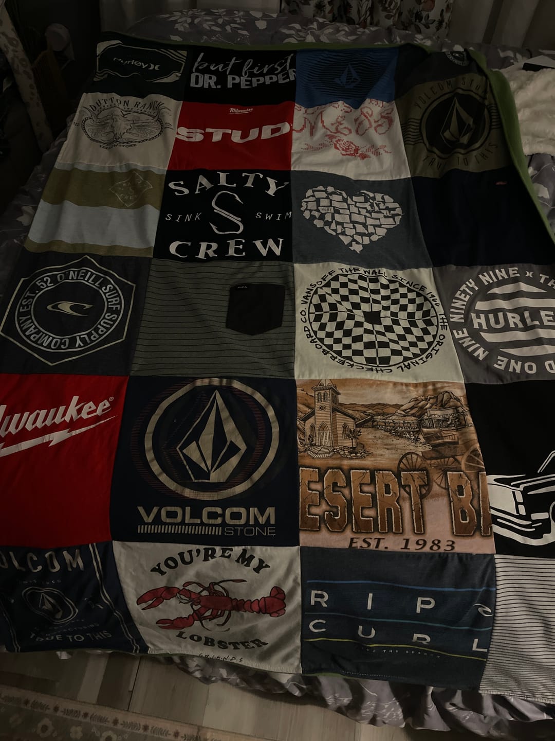 Customer photo review of Project Repat T-Shirt Quilt