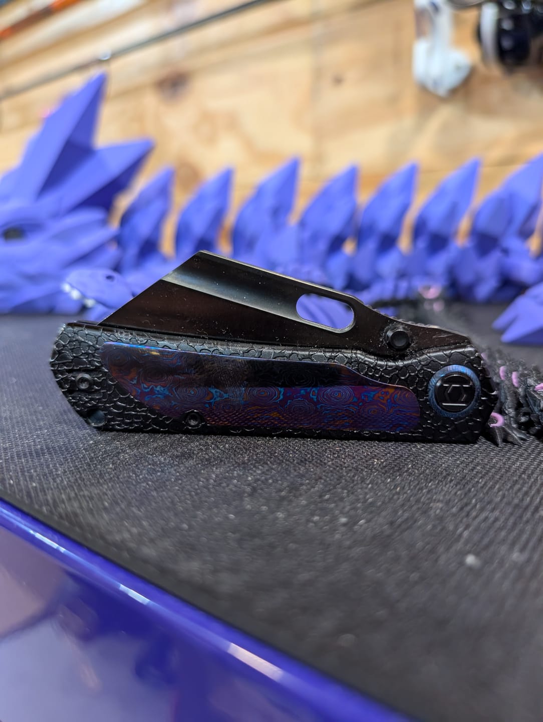 Customer photo review of Kunwu Cochise Titanium Frame Lock Pocket Knife Vancron 3.5"