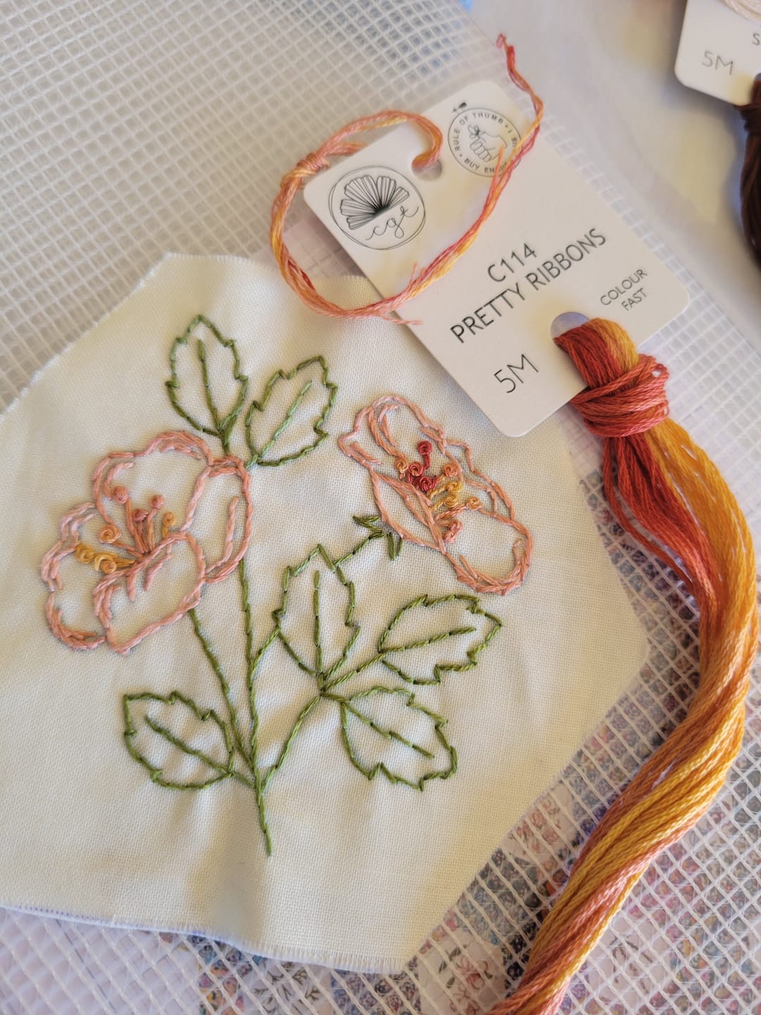 Customer photo review of C114 PRETTY RIBBONS