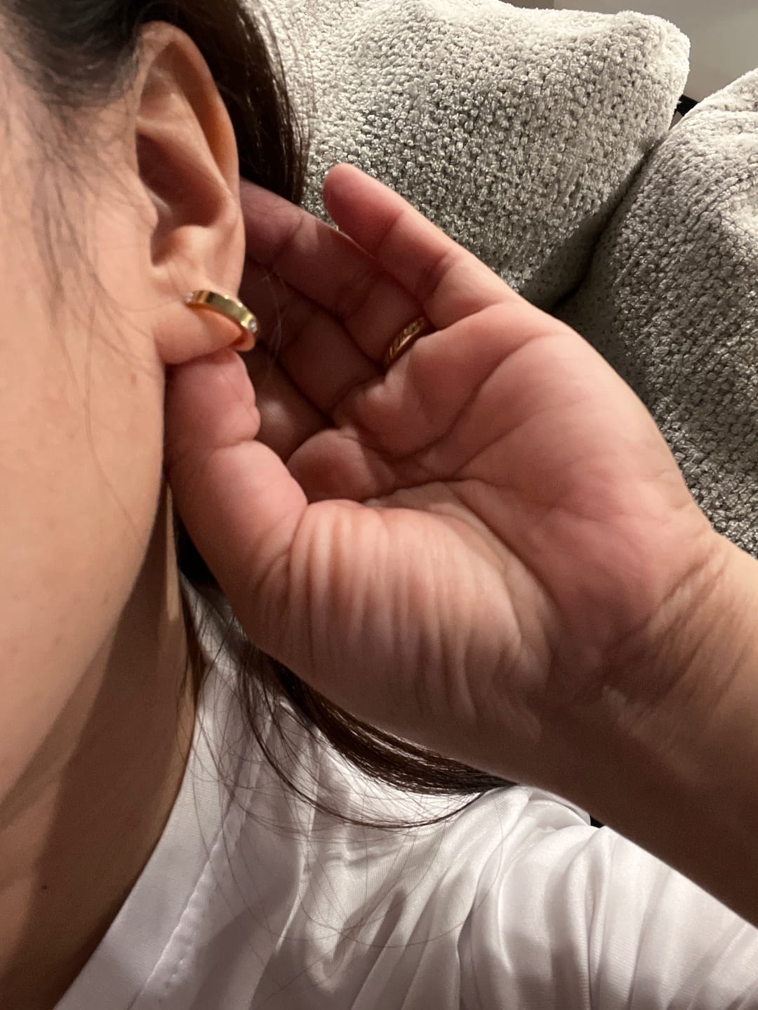 Customer photo review of Eternity Hoops