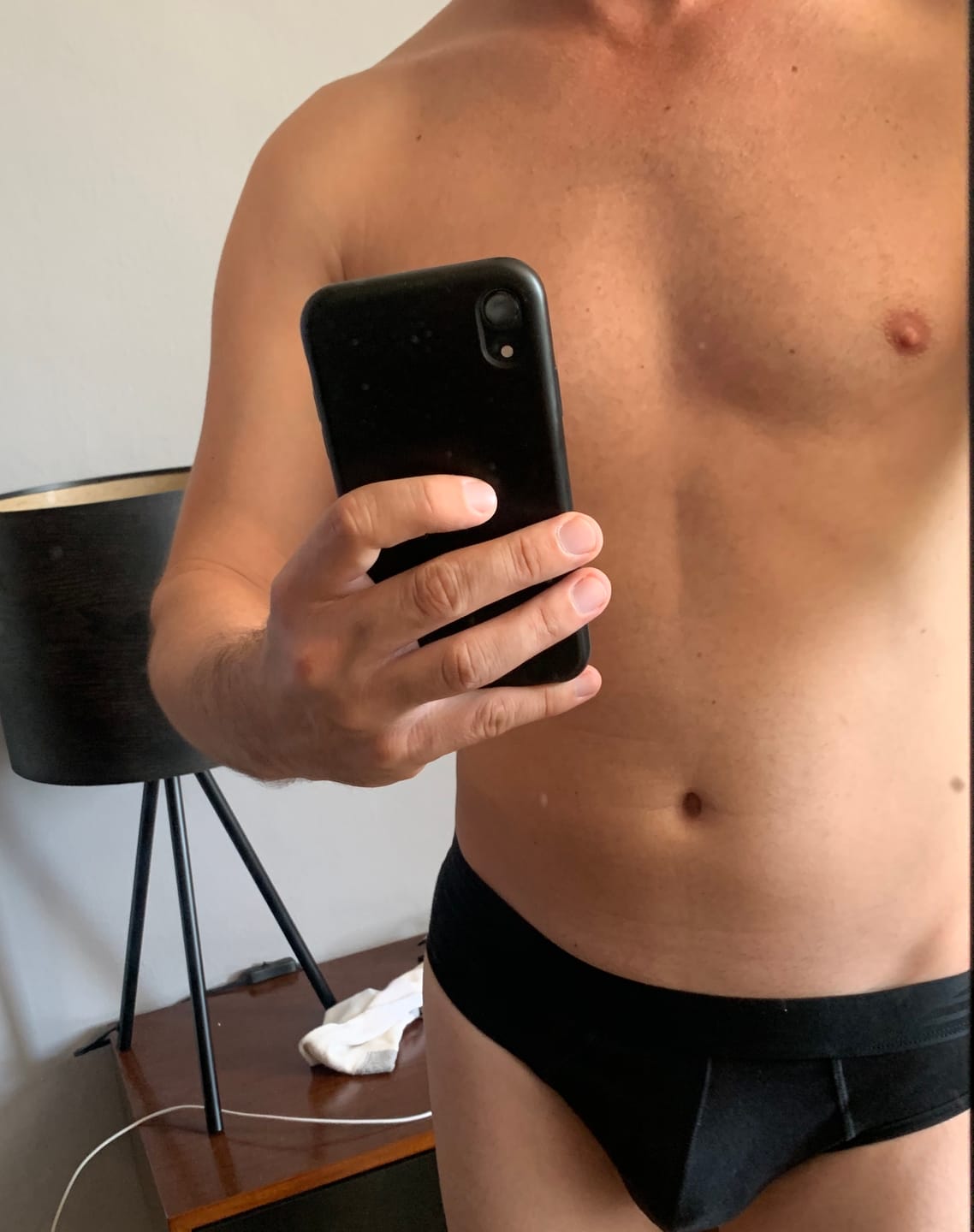 Customer photo review of Basic Padded Brief