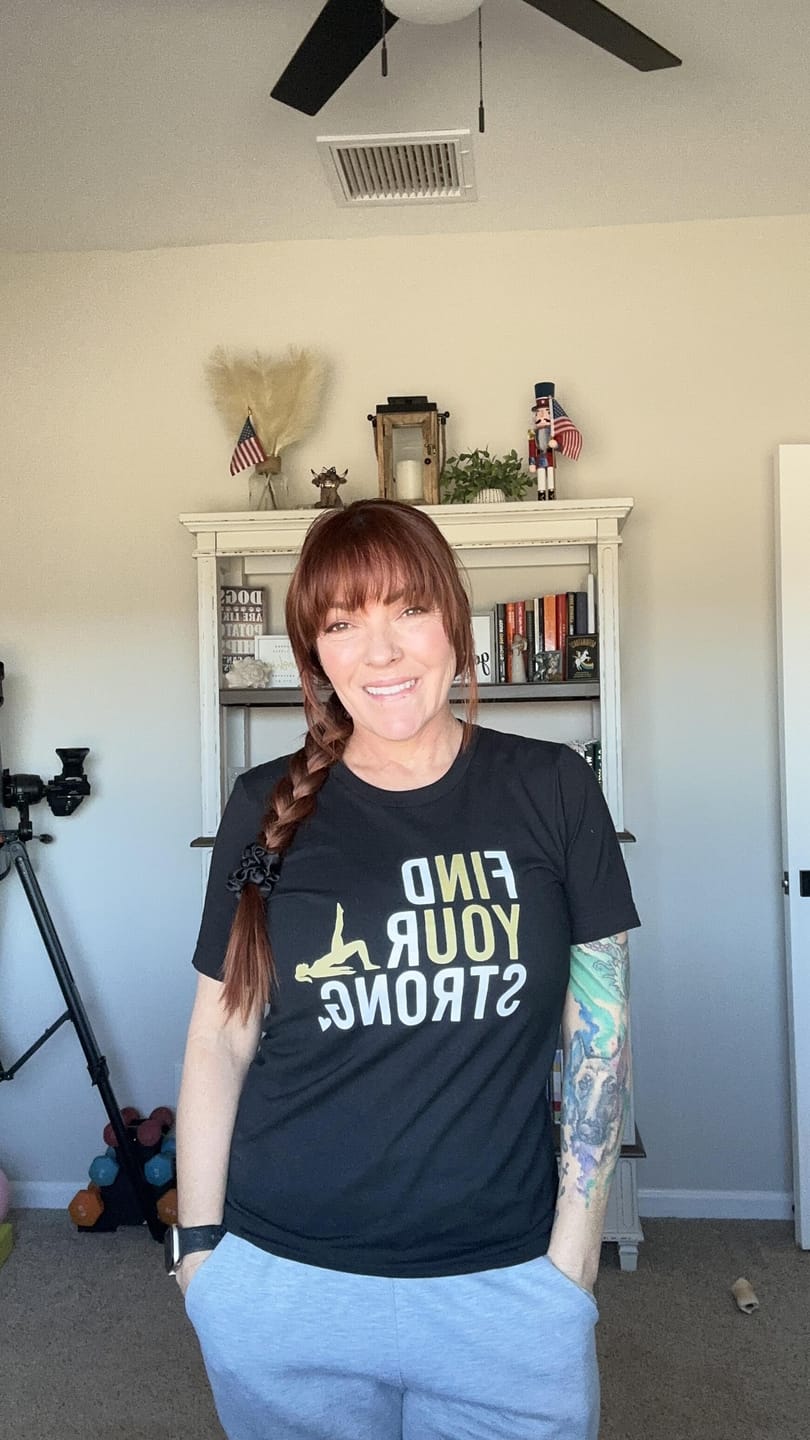 Customer photo review of Strong In You T-shirt