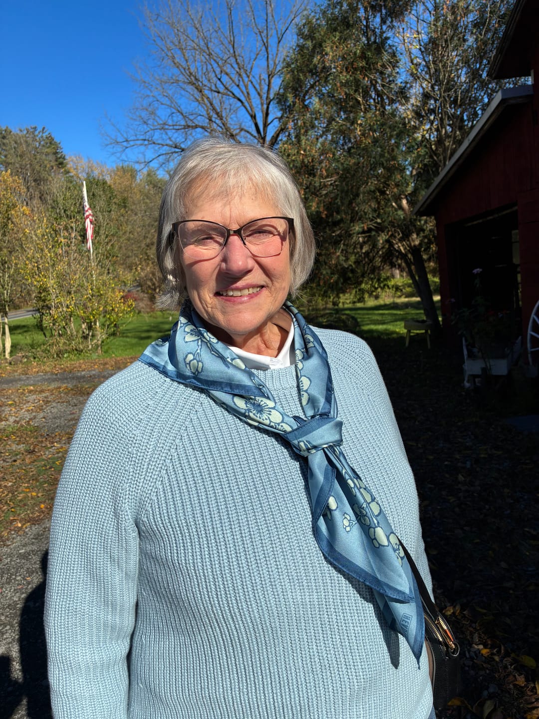 Customer photo review of Blossom Silky Scarf
