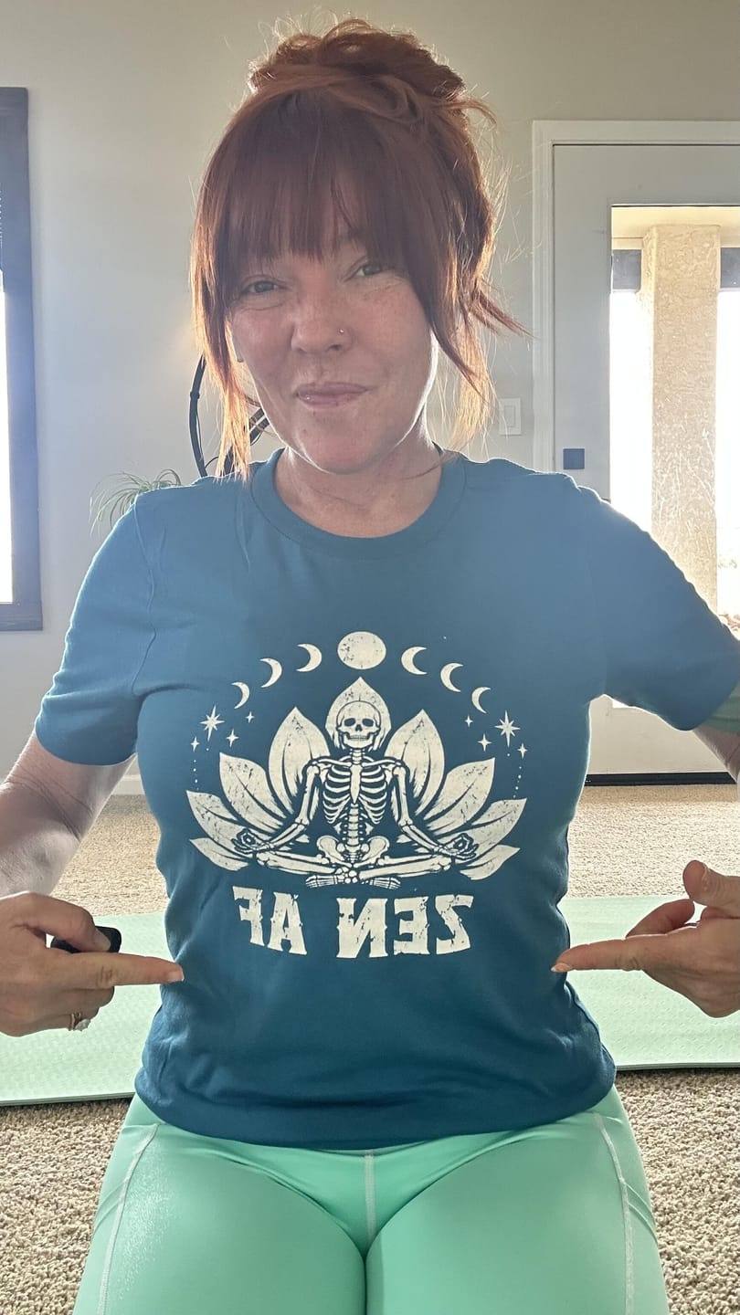 Customer photo review of Grow Bold Not Old T-shirt