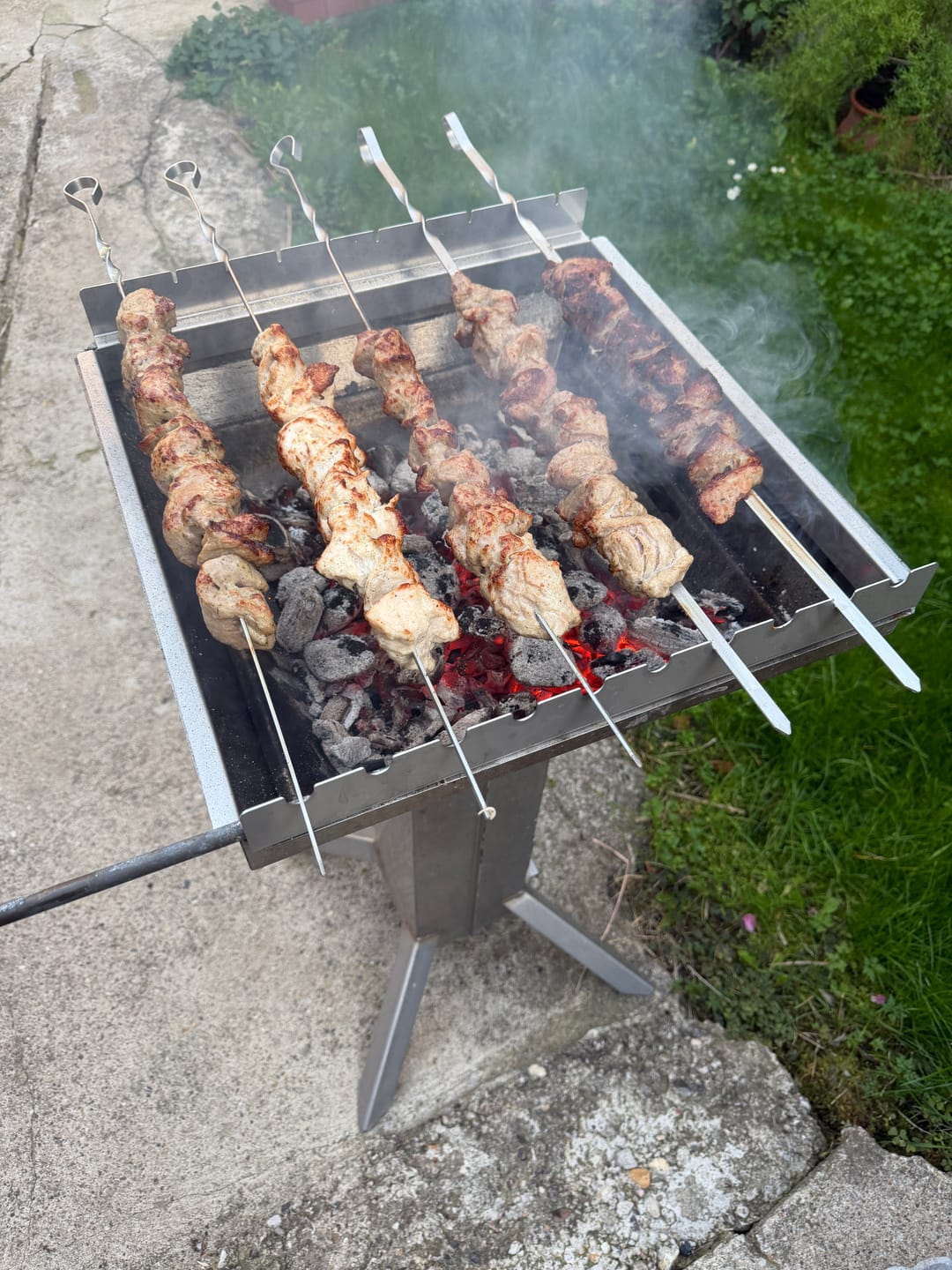 Customer photo review of Hähnchen-Schaschlik Original – zart mariniert & grillfertig | mySchaschlik