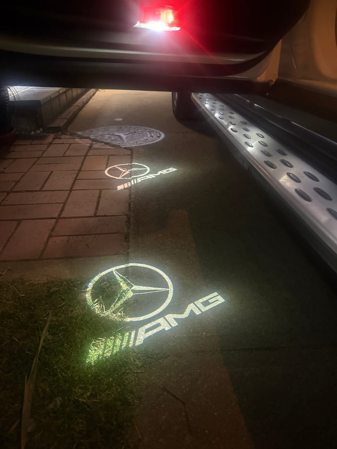 Customer photo review of MERCEDES DOOR LIGHTS