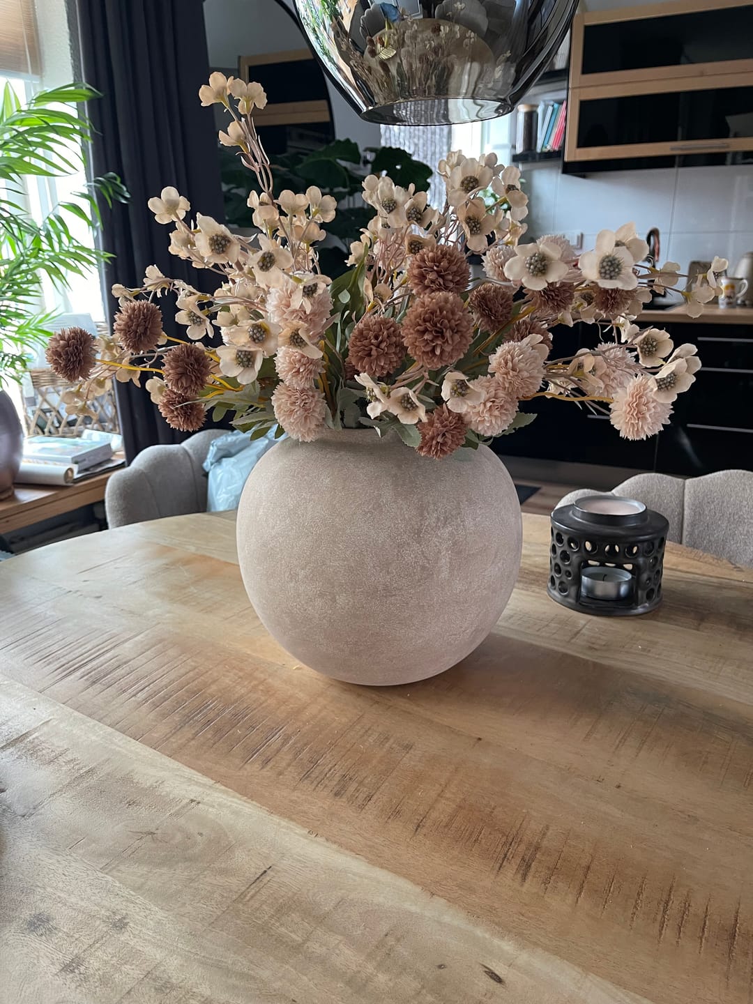Customer photo review of Wax Arrangement - Crème mix
