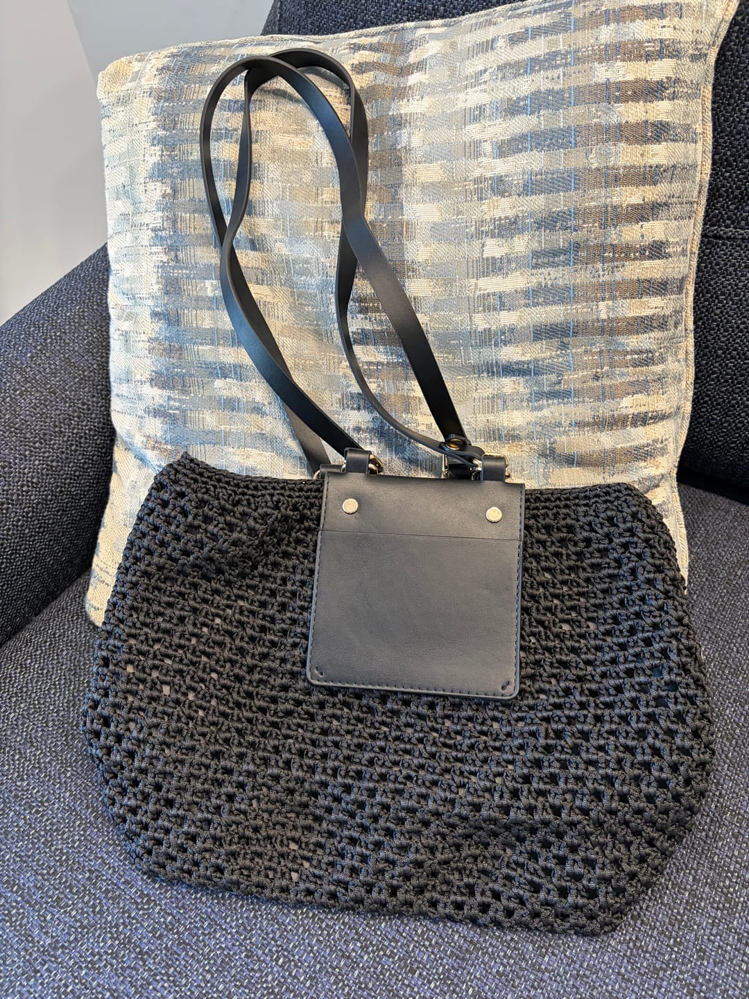 Customer photo review of Cleo Tote Crochet Kit
