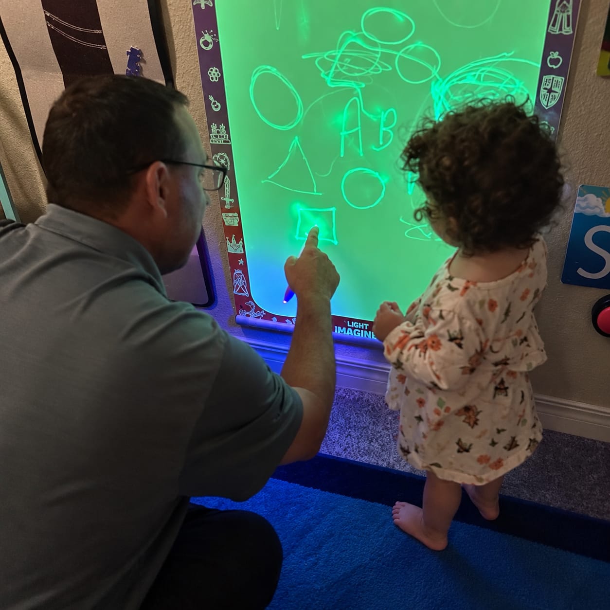 Customer photo review of GlowScape™ Drawing Kit