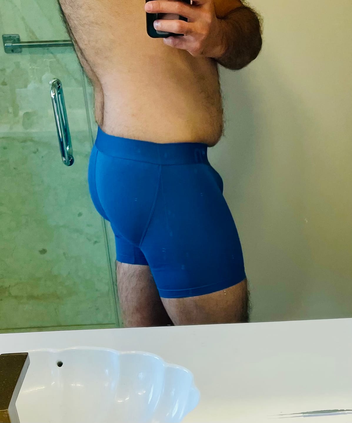 Customer photo review of Lift Boxer Brief
