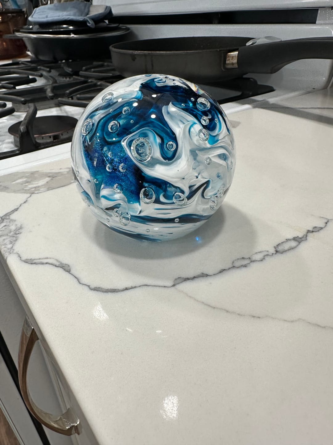 Customer photo review of Dichroic Splash Orbs
