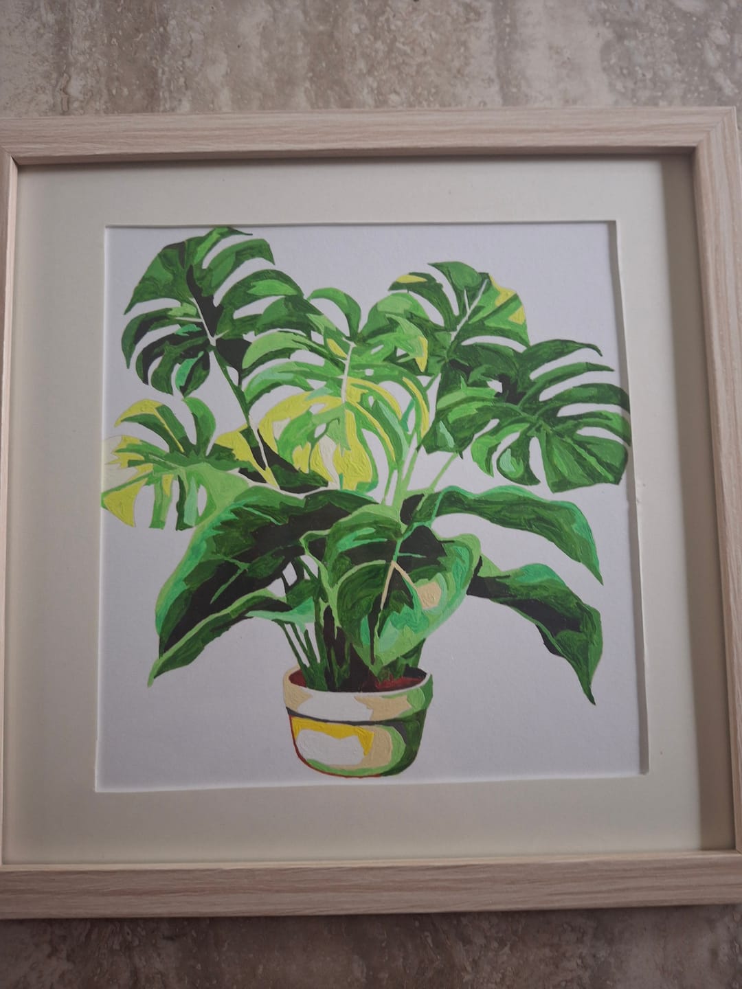 Customer photo review of 2027 Schilderen op Nummer Bureaukalender – Planten Editie