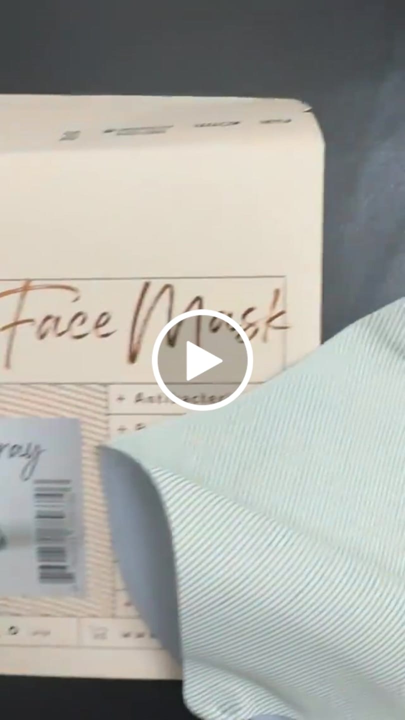 Customer video review of Reusable Copper Face Mask