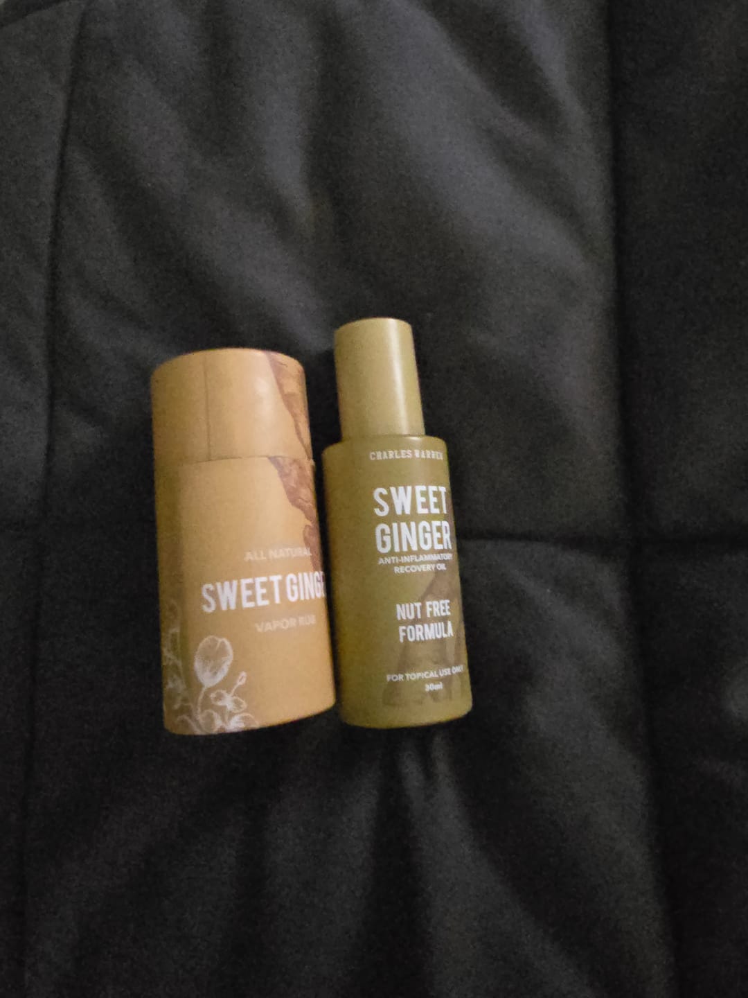 Customer photo review of [Nut-Free] Sweet Ginger Dry Oil for Sensitive Skin