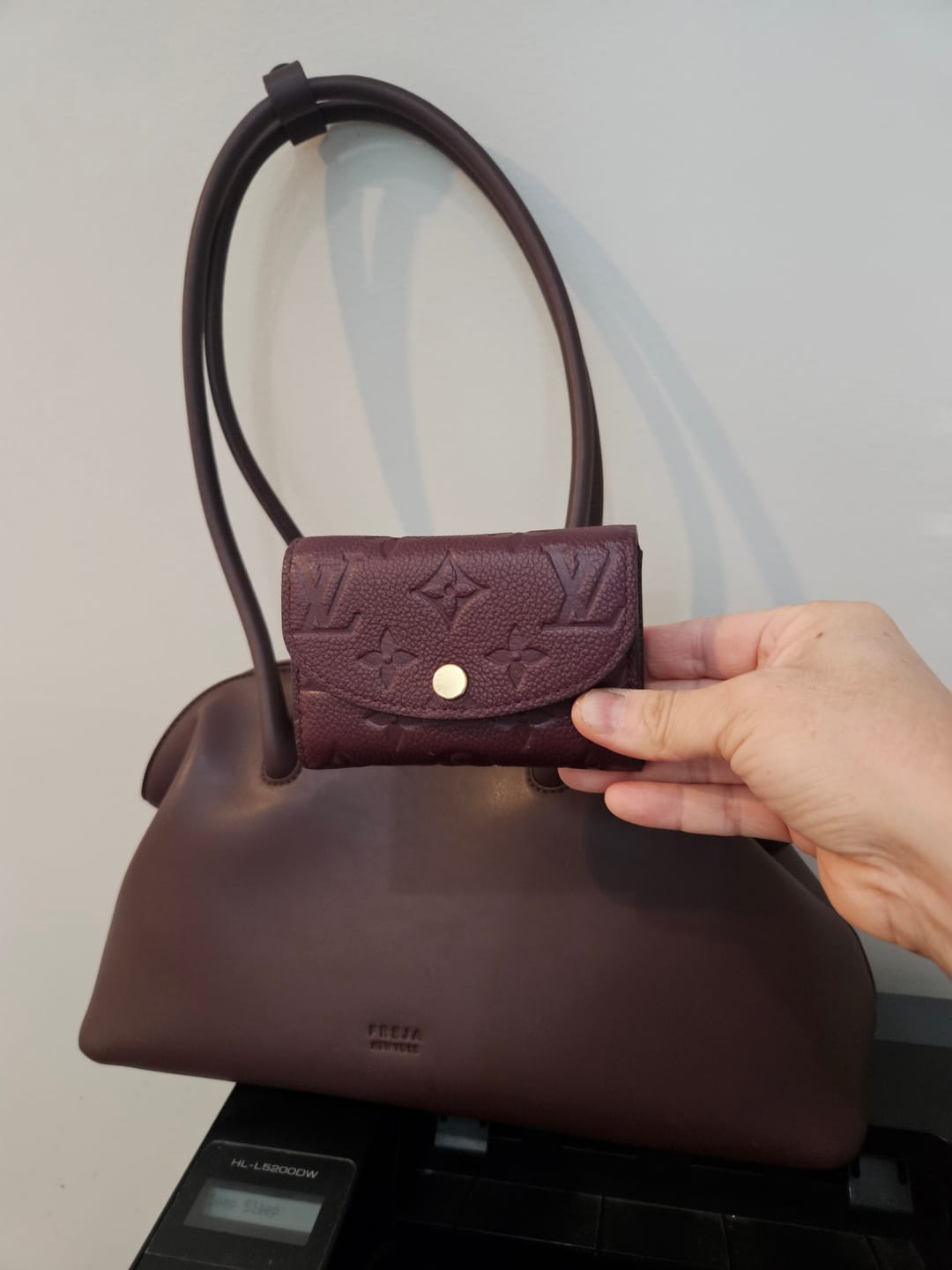 Customer photo review of Elodie Bag Saddle