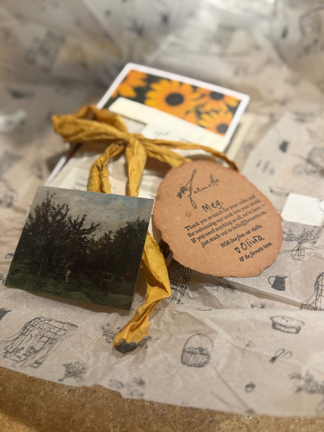 Customer photo review of Monthly Artisan Card Subscription