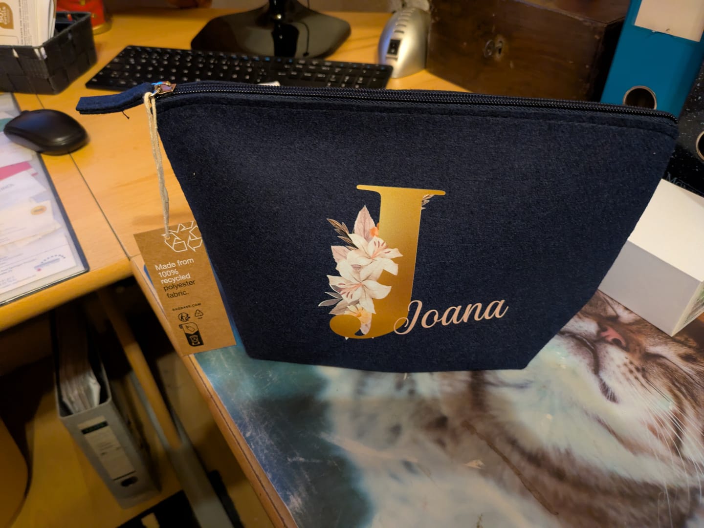 Customer photo review of Geschenkbox Textilien - Groß - Blau