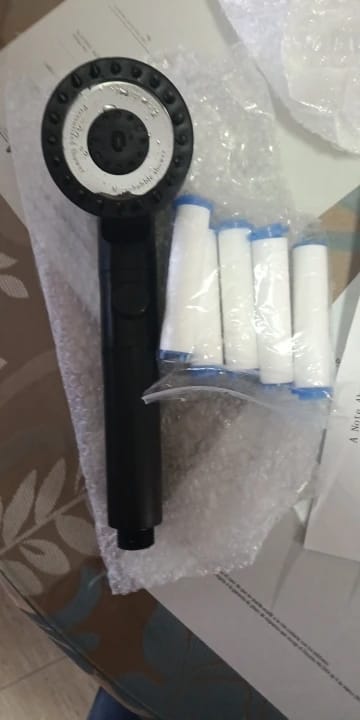 Customer photo review of Shower Filter Four Modes Bathroom Accessories Head Massage Showerhead Replete for Shower Heads Knobs Showers Parts Fixture Home