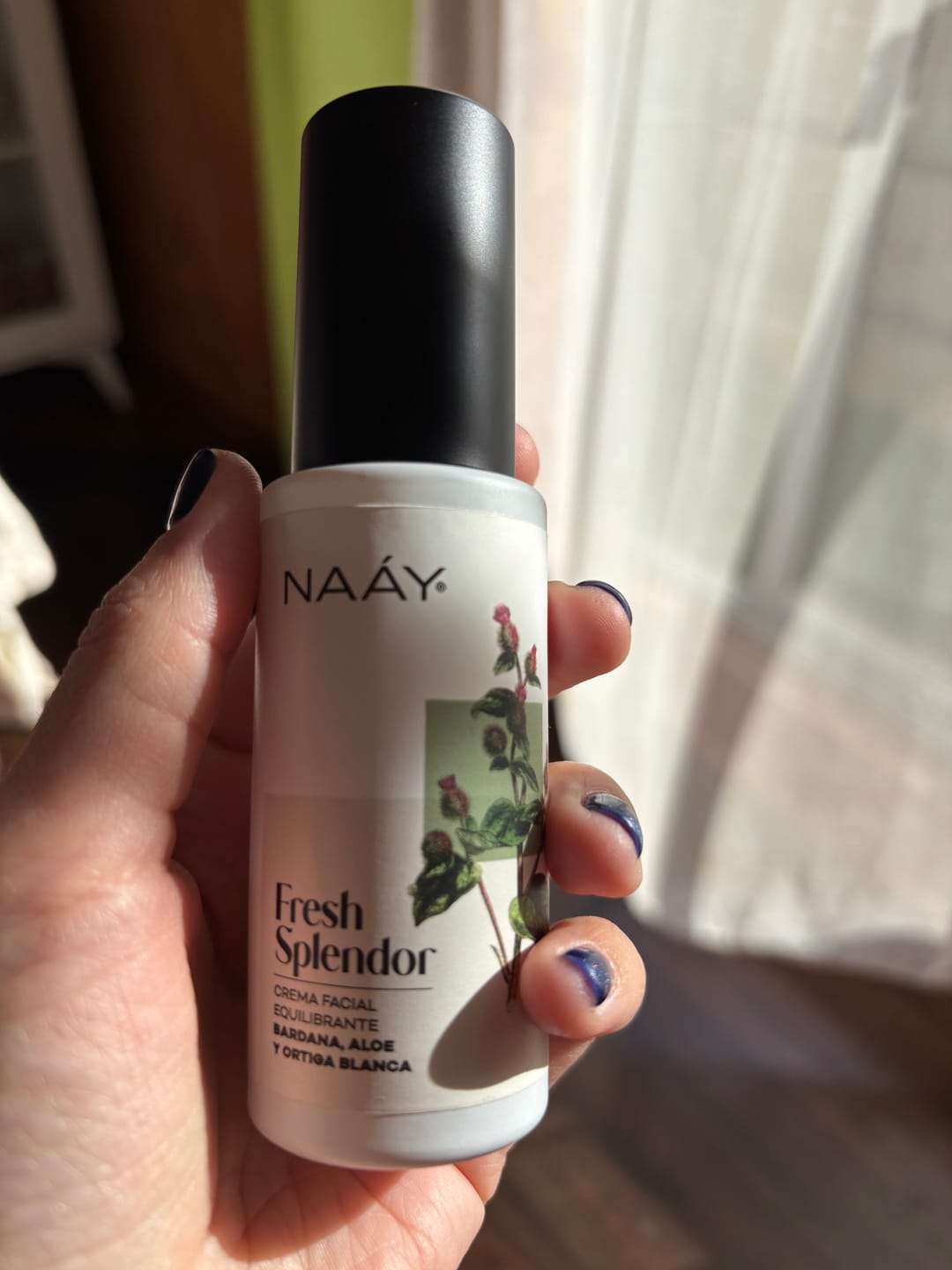 Customer photo review of Fresh Splendor | Crema Facial Sebo-Equilibrante | Bardana