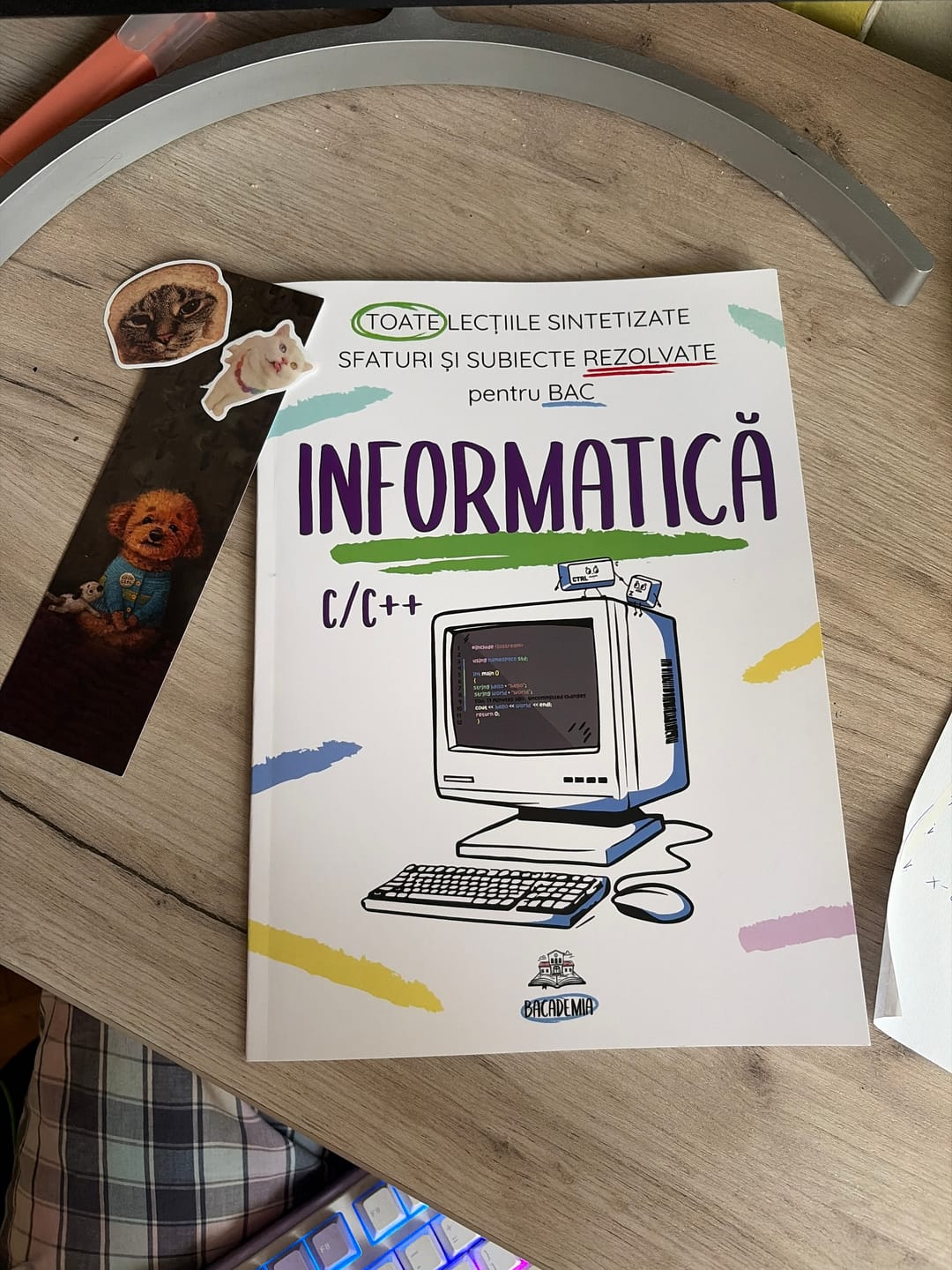 Customer photo review of Carte Informatică Bacalaureat C/C++ Bacademia