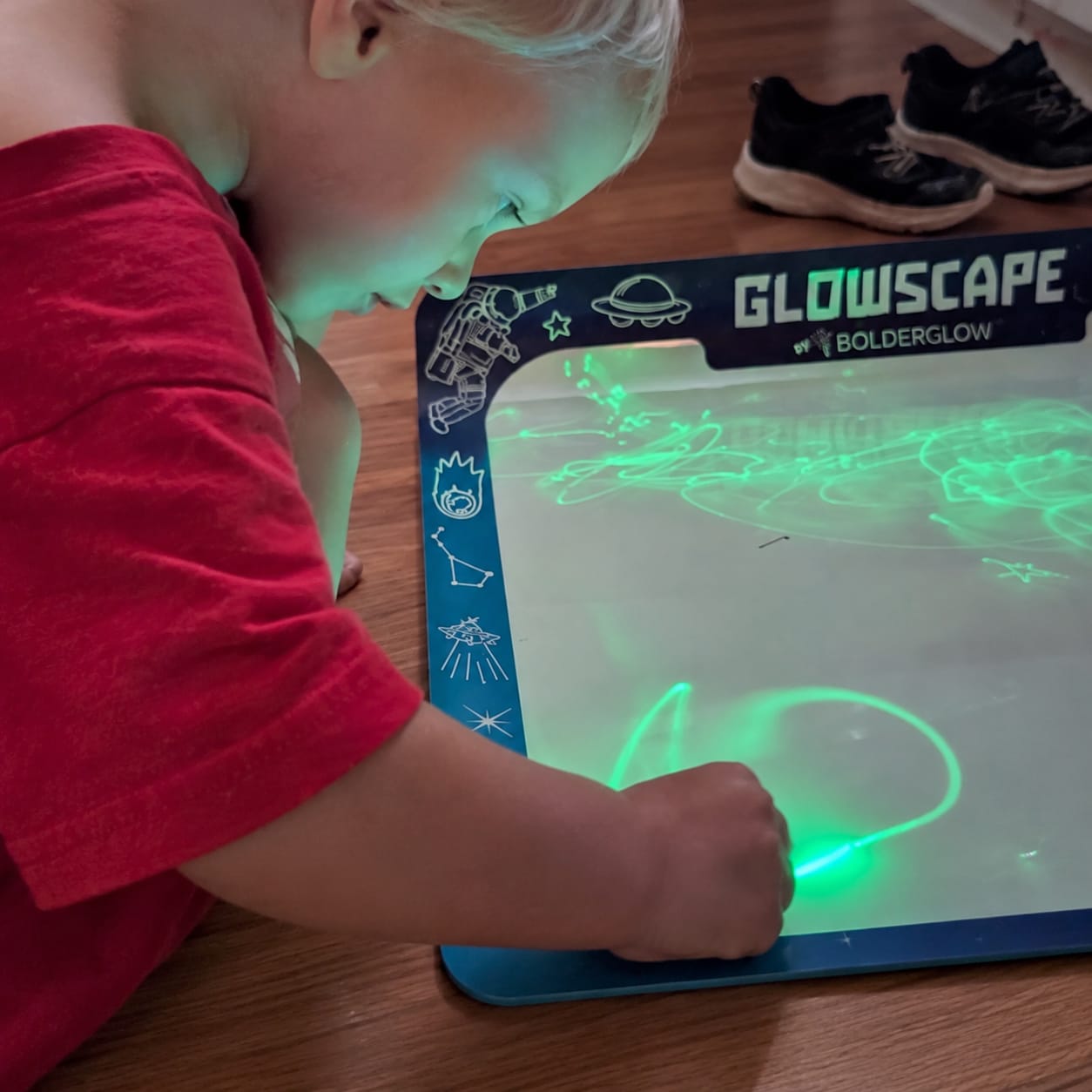 Customer photo review of GlowScape™ Drawing Kit