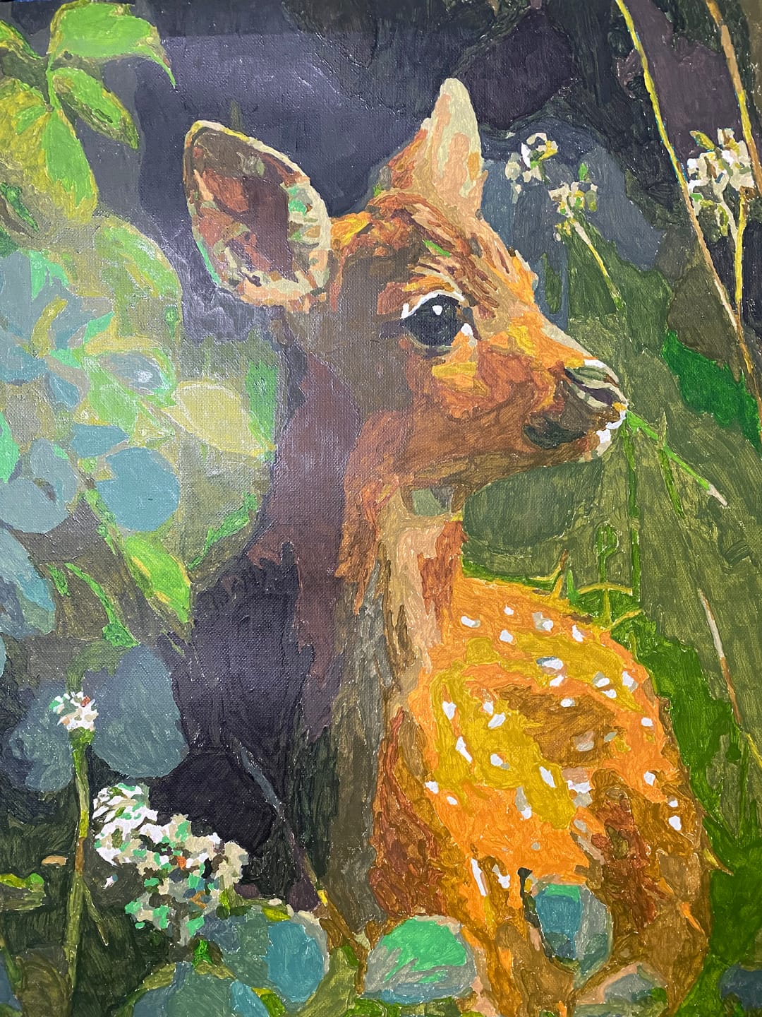 Customer photo review of Fawn II (Paint by Numbers)