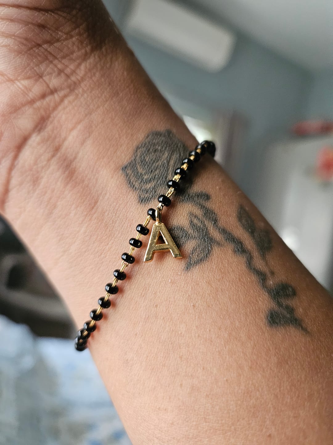 Customer photo review of Sundara Initial Mangalsutra