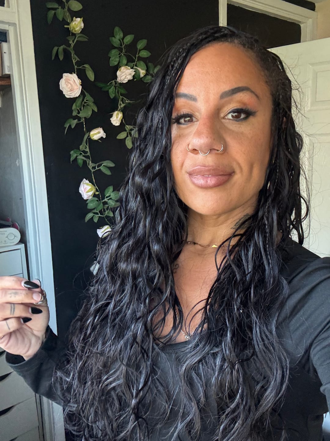 Customer photo review of Miracle Knots Crochet Hair Body Wave