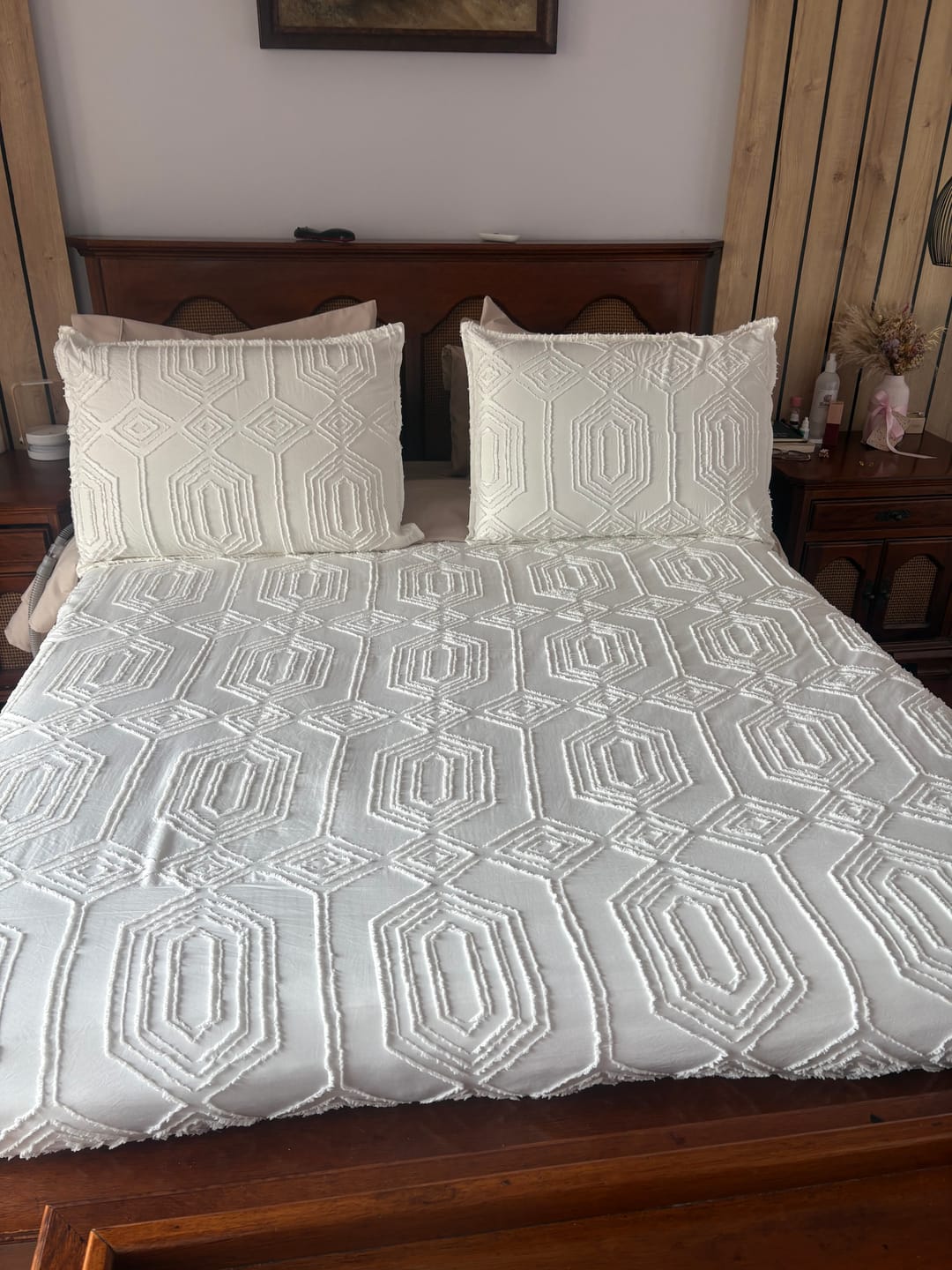 Customer photo review of Set - Duvet Cover Marfil - Colección Dolce Vita