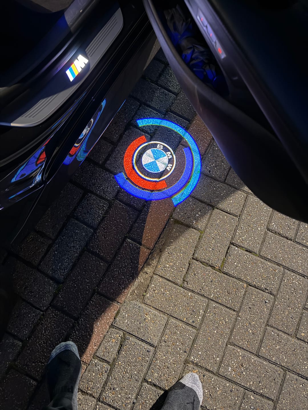 Customer photo review of BMW G SERIES DOOR LIGHTS