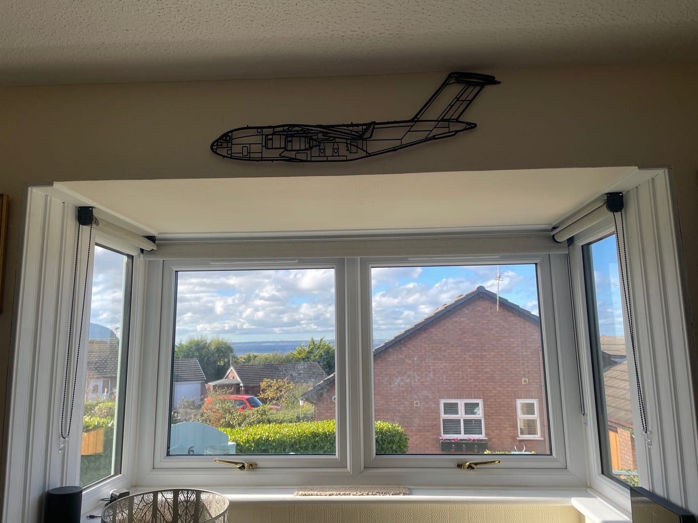 Customer photo review of C-17 Globemaster III Silhouette Metal Wall Art
