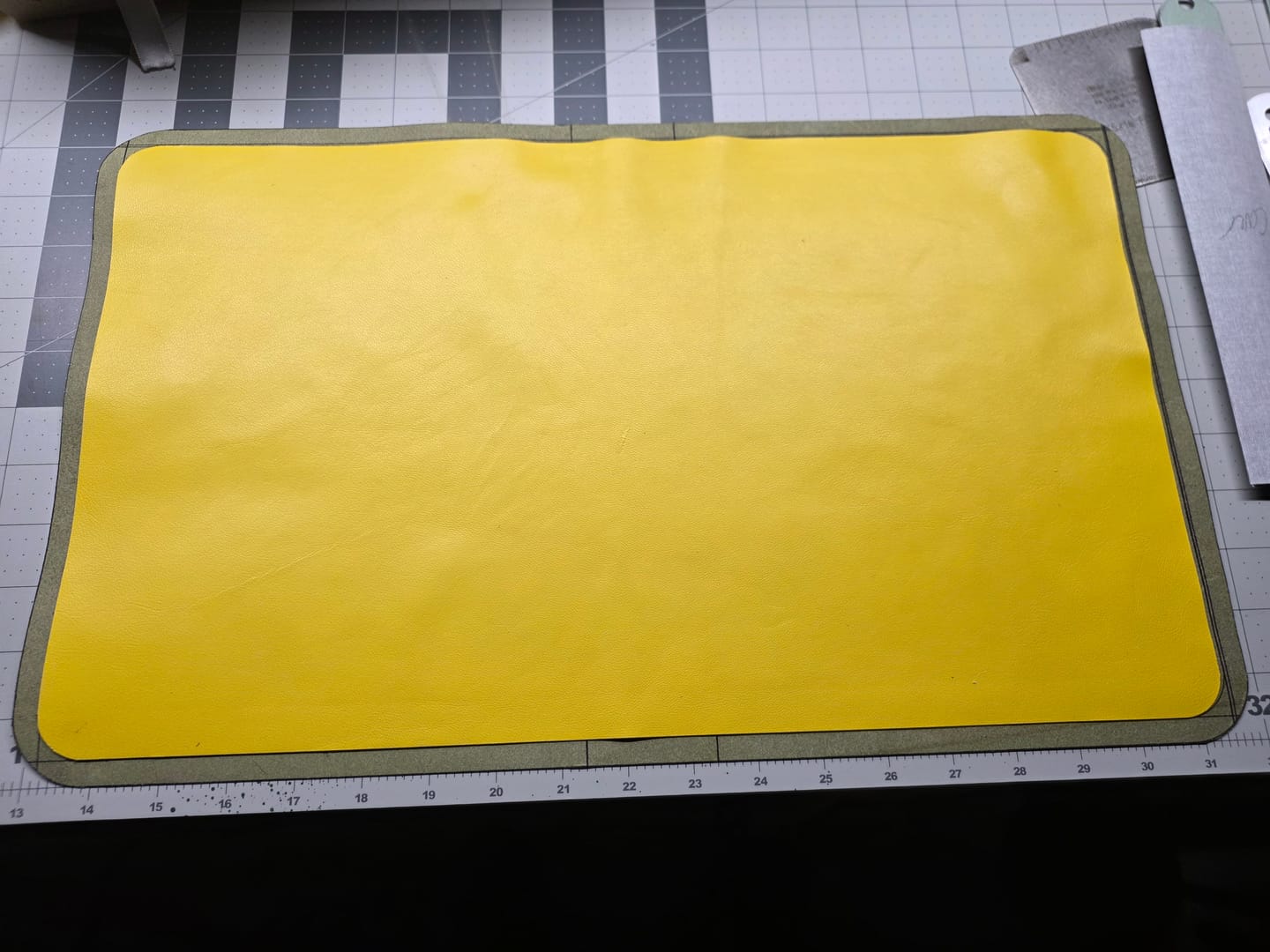 Customer photo review of Drum Dyed Lamb Nappa, 1.5 Oz | 100+ Colors