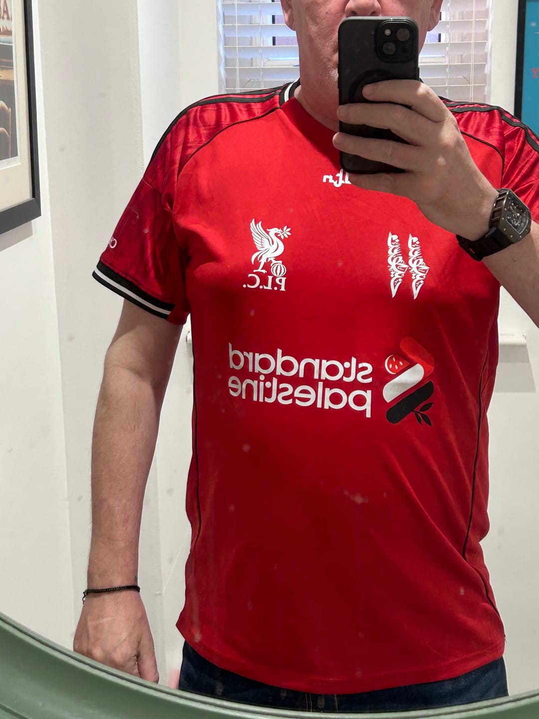 Customer photo review of Liverpool to Palestine