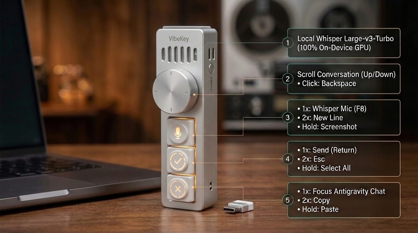 Customer photo review of Ulanzi AU05 Vibe Key AI Voice Input Keypad I018