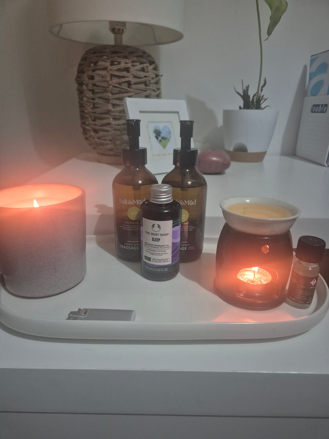 Customer photo review of Aromatherapy Massage Oil