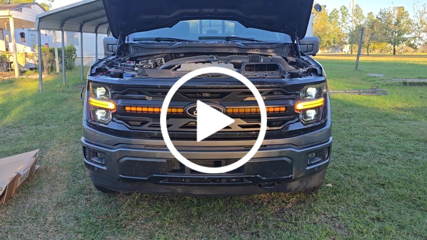 Customer video review of Armor Grille - Matte Black For 2024+ Ford F-150 XLT/ STX