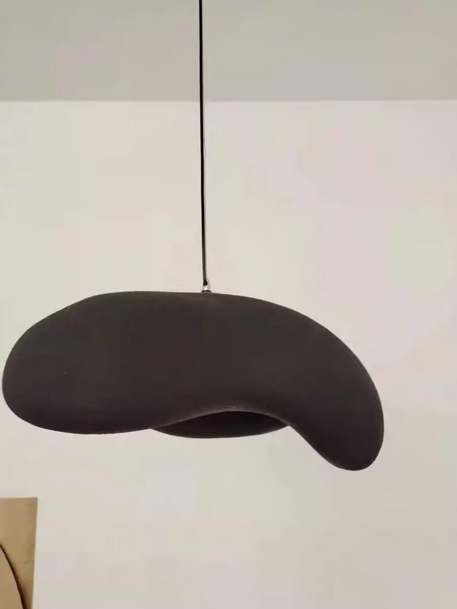 Customer photo review of Wabi Sabi Pendant Light, Polystyrene and Metal, 60 cm Wide