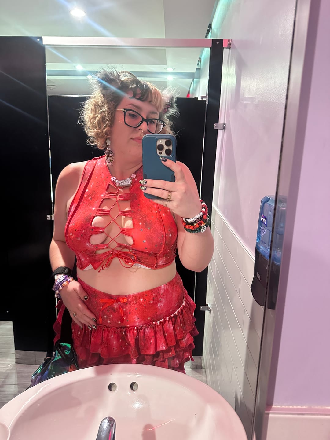Customer photo review of In The Stars Reverse Seam Top