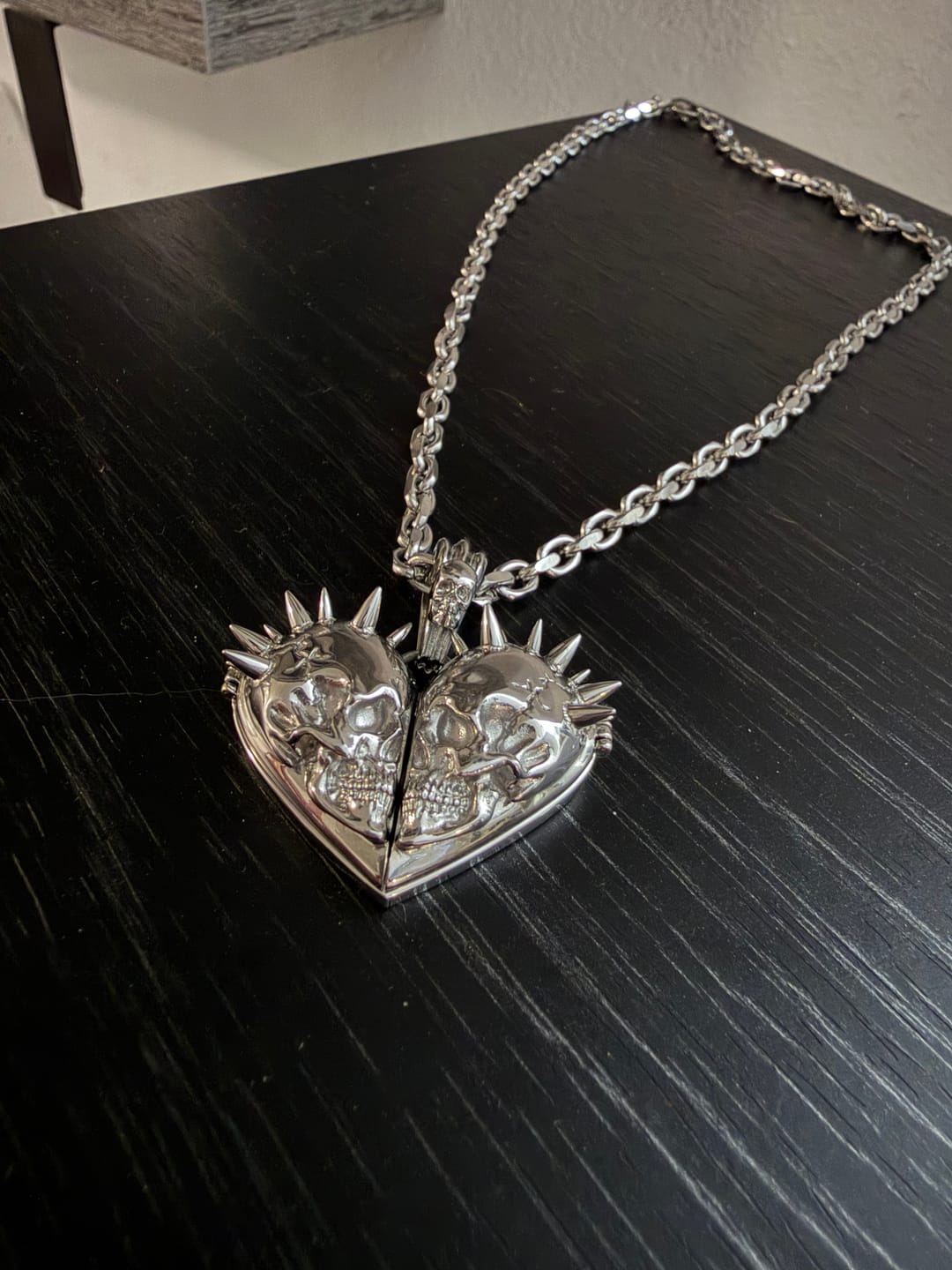 Customer photo review of 'TIL DEATH DO US PART' LOCKET PENDANT