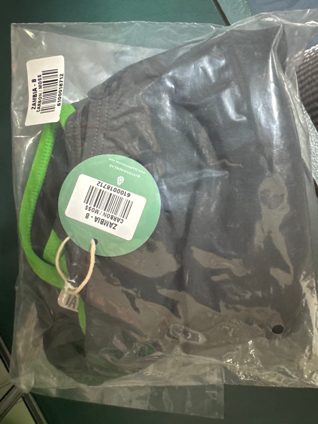Customer photo review of ZAMBIA ONE PIECE - Carbon|Moss