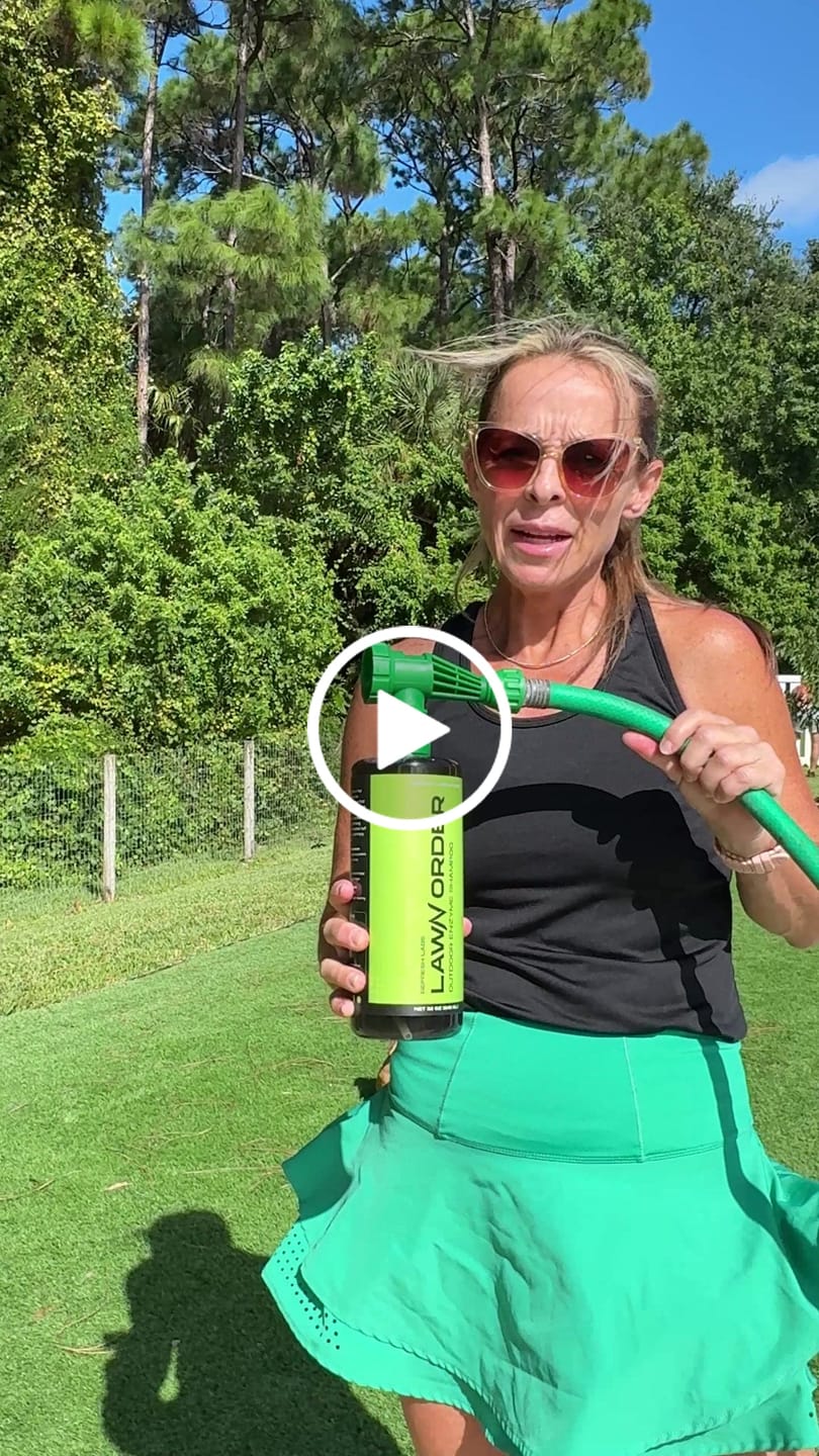 Customer video review of LawN Order Enzyme Based Turf, Grass & Concrete Cleaner, 32 Oz