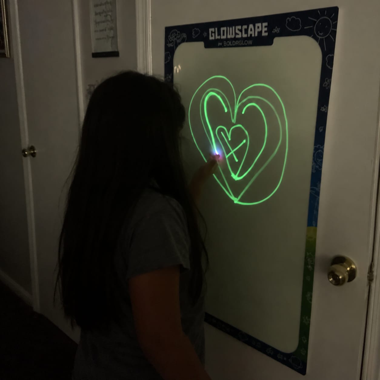 Customer photo review of GlowScape™ Drawing Kit